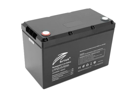 Літієва акумуляторна батарея Ritar LFP25.6V50AH G1