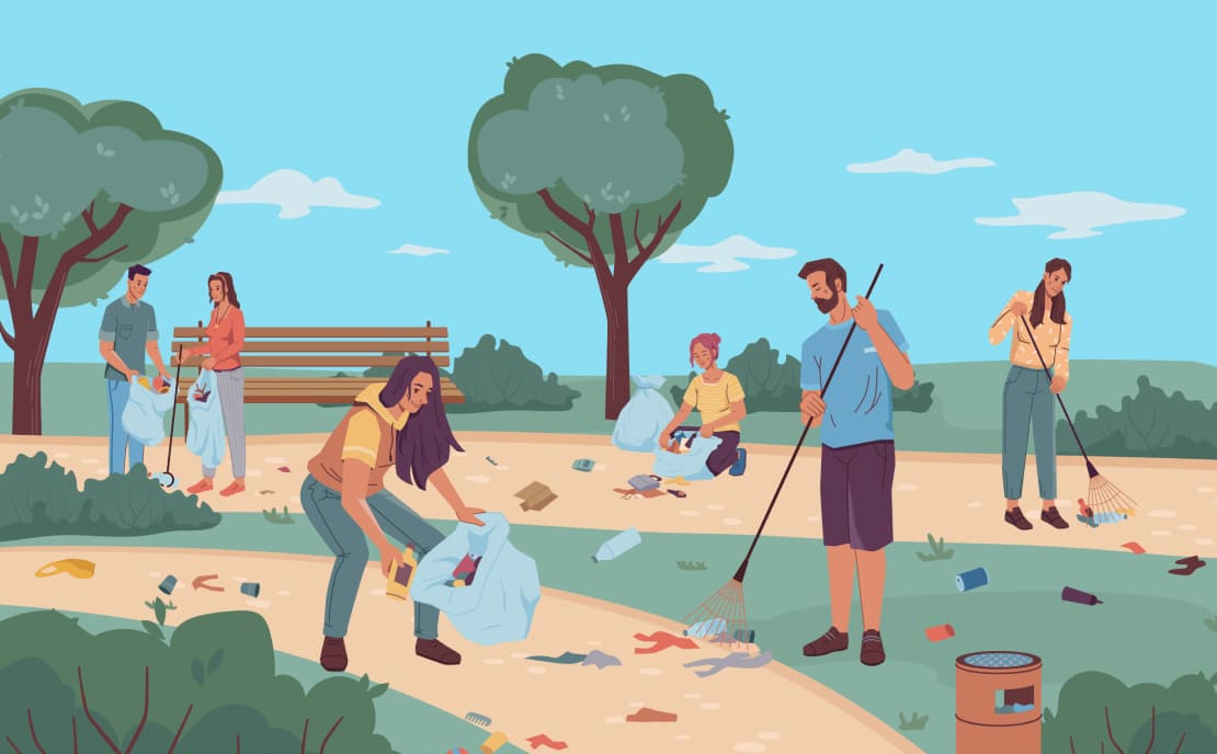 Чистые игры — уборка территорий